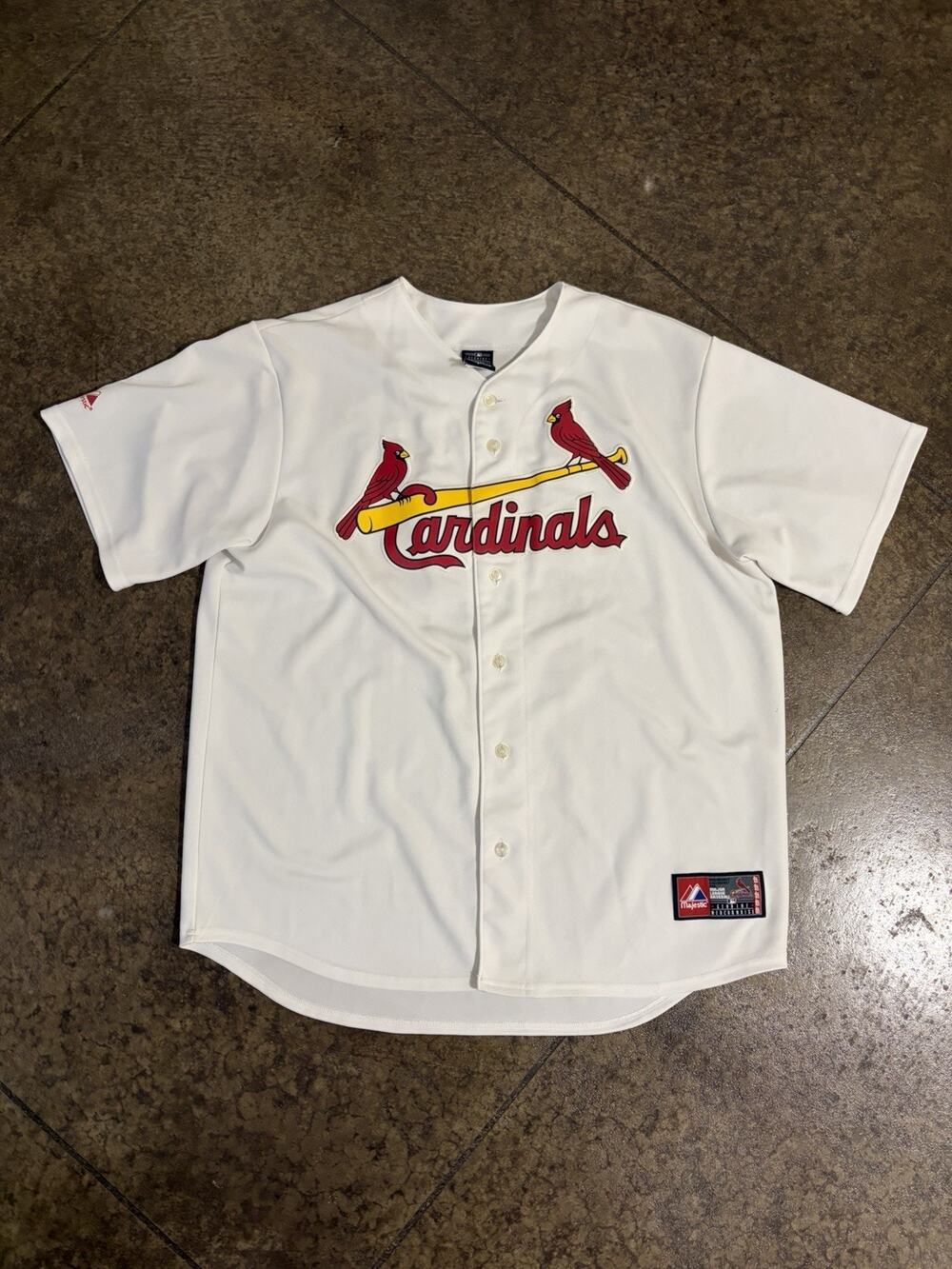 Saint Louis Cardinals Majestic Jersey Men’s XL Colby Rasmus #28 MLB Baseball